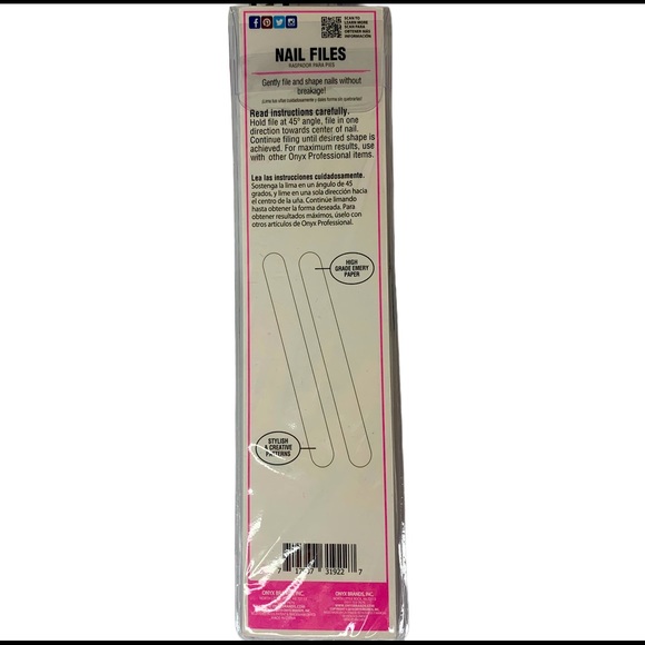 ONXY "You Toe-Tally Rule!" nail file set (2 pack) - Picture 3 of 3